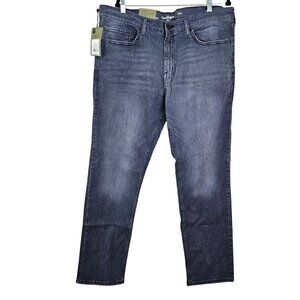 Goodfellow & Co Mens Slim Straight Fit Denim Blue Jeans W40 L32 Total Flex